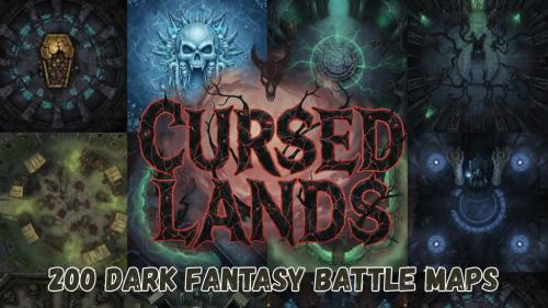 Cursed Lands – 200 Dark Fantasy Battle Maps