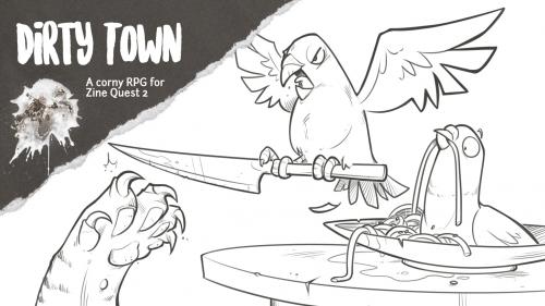 Dirty Town, a corny RPG zine
