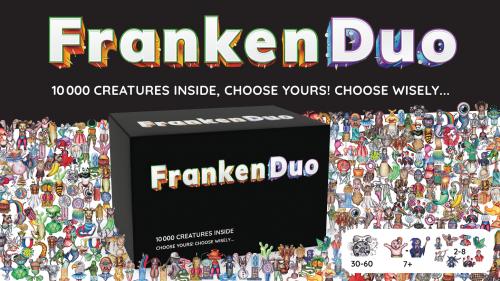 FrankenDuo - Colourblind friendly card game
