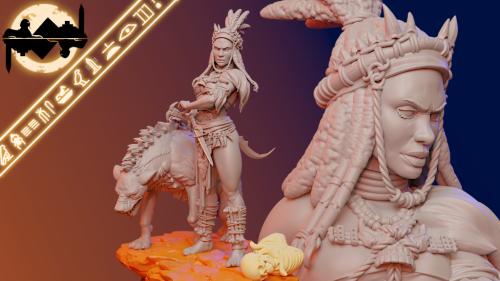 FP4 Prelude: The Hyena Matriarch - Printable STL Miniatures