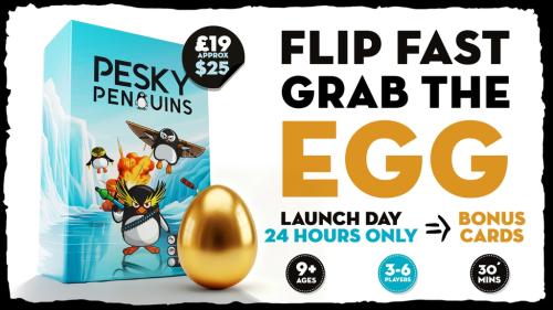 Pesky Penguins: The Egg Snatching Card Game