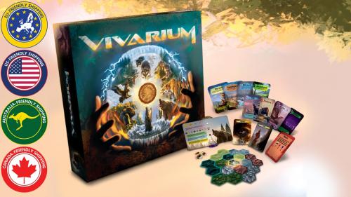 Vivarium - A wild strategy board game for 2-5 species.