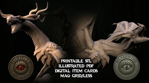Mirvax & Silverwing, The Elder Guardian Dragons