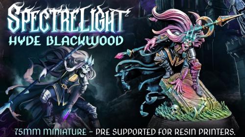 Spectrelight: 75mm Miniature Hyde Blackwood