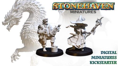 Stonehaven Heroes Vol 2 : 3d Printable Miniatures