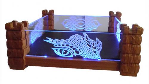 Rampart Castle Dice Tray