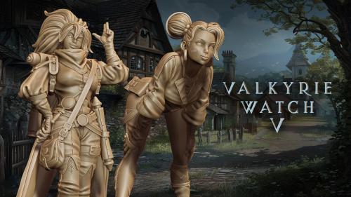 Valkyrie Watch V - 3D Printable Miniatures