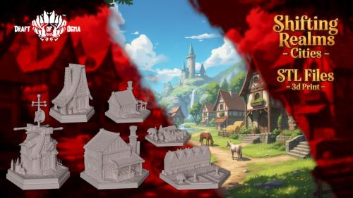 Shifting Realms! STL models for 3d Printing