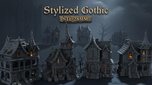 Stylized Gothic |3D PRINTABLE STLs|