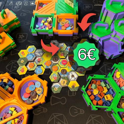 Pixel Hive: Modular 3D-Printed Gaming Trays & Storage