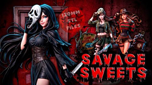 Savage Sweets - Femme Fatales (STL Pin-ups)