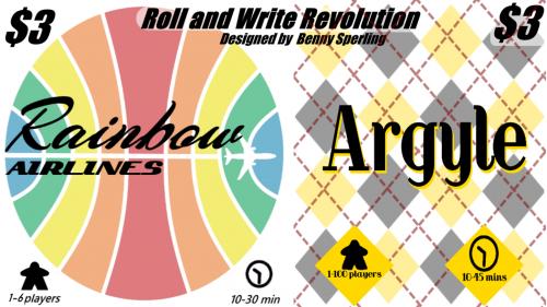 Planes, Trains, and Argyle - Roll and Write Revolution