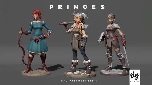 Female Princess stl