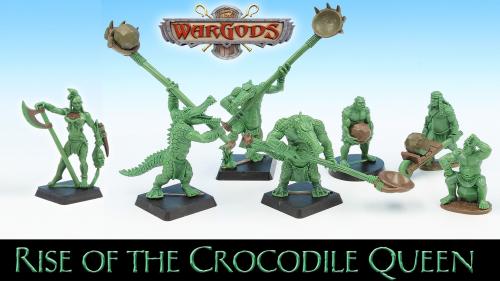 Rise of the Crocodile Queen: 28mm metal miniatures!