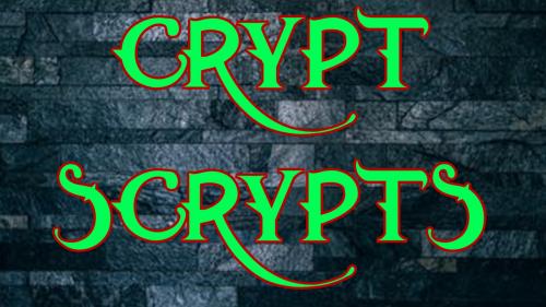 Crypt Scrypts Audio Adventures.