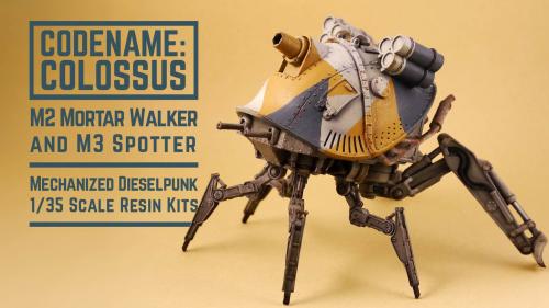 Codename Colossus M2 Mortar Walker 1/35 scale resin kit