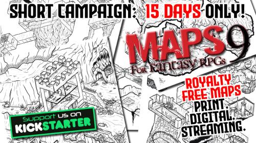 MAPS FOR FANTASY RPGs 9 - Royalty Free ISOMETRIC Maps