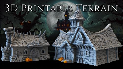 Trick or Treat: Halloween Themed 3D Printable Terrain