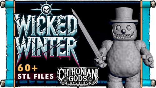 Wicked Winter - Blood in the Snow - STLs for 3D Printing