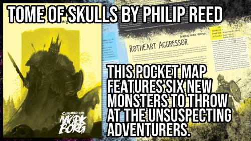 Tome of Skulls, a third-party work for the MÃ¶rk Borg RPG