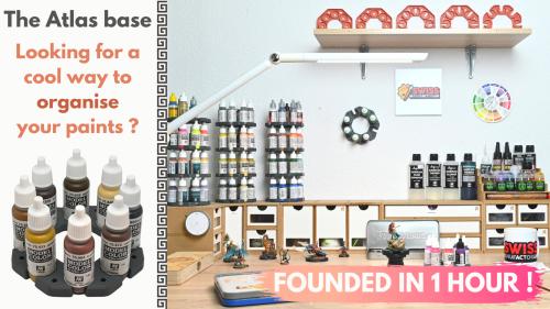 The Atlas base : The ultimate dropper bottle organiser !