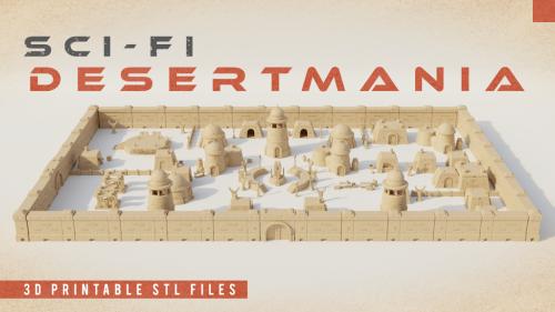 Sci-fi Desertmania - 3D Printable STL Files
