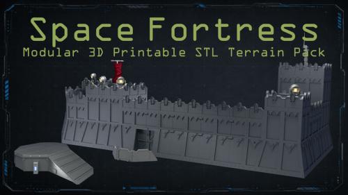 Modular Space Fortress STL Pack (32mm, Magnet Ready) EU ONLY