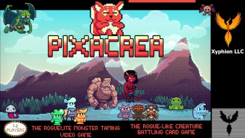 Pixacrea - Retro Style Rogue-like Video Game & TCG