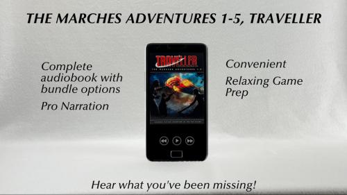 Audiobook of The Marches Adventures 1-5 for Traveller