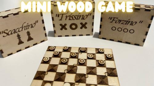 🎲MiniWood Games – Pocket-Sized Wooden Board Games