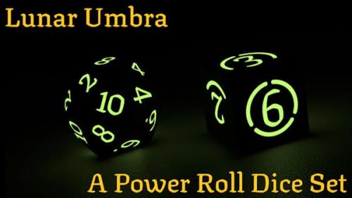 Lunar Umbra - A Limited Edition Power Roll Dice Set