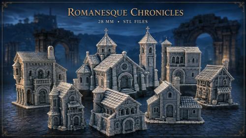 Romanesque Chronicles / STL / 28mm /