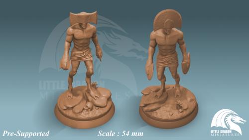 Axe Hand Monsters - Printable STL files