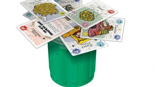 Garbage Day 2-6 Player (w/ Smelly Expansion) Dexterity Game!