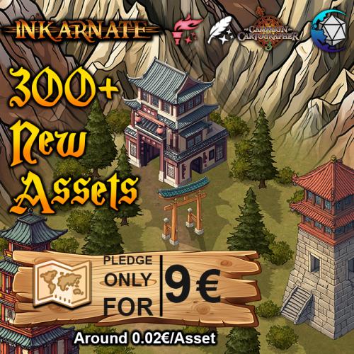 RPG Map Making Assets - Traditional Japanese Structures