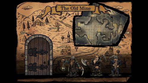 The Old Mine - RPG Adventure. Dungeon Battle Maps + Minis