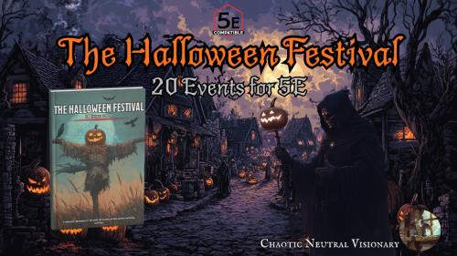 The Halloween Festival – 20 Events for 5E