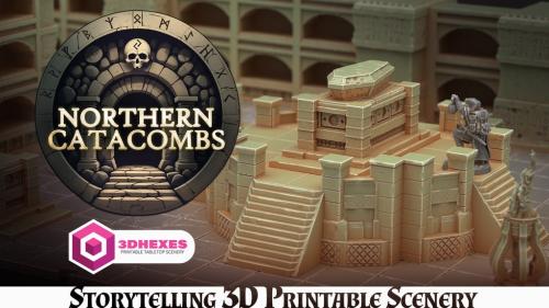 Echoes: Northern Catacombs - Amazing 3D Printable Scenery