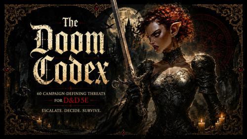 THE DOOM CODEX, D&D 5E, ttrpg
