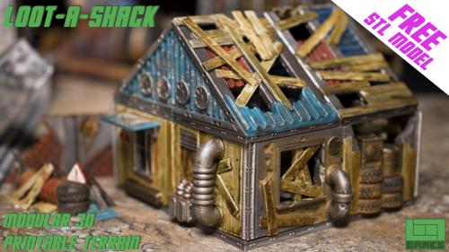LOOT-a-Shack, 3d models for your tabletop games