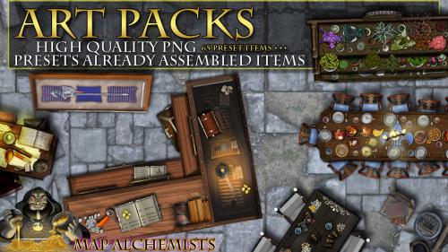 RPG Art pack presets for GM S and Artist Mappers
