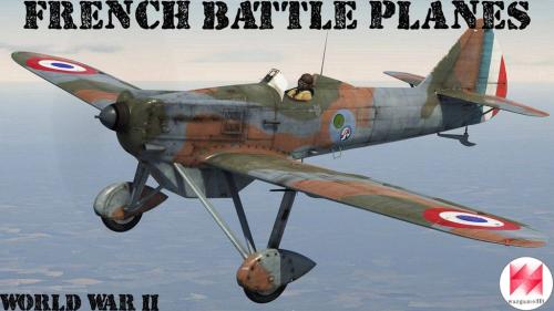 FRENCH Battle planes of WW2 (scale 1:200)