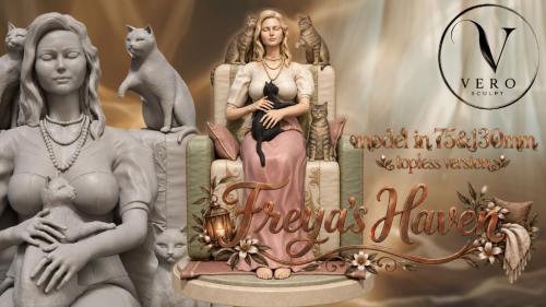 Freya s Haven - Fantasy Female STL
