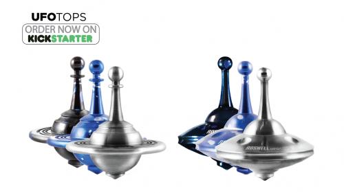 UFO Topsâ¢ | One-of-a-Kind, UFO-Inspired, Spinning Metal Tops