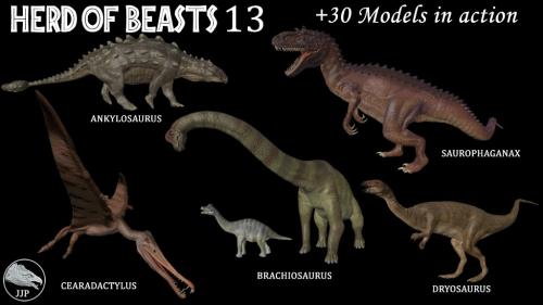 HERD OF BEASTS 13 - DINOSAURS 6
