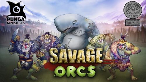 SAVAGE ORCS TEAM FOR FANTASY FOOTBALL BY PUNGA MINIATURES