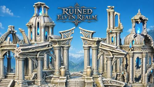 The Ruined Elven Realm - 3D Printable STL Buildings