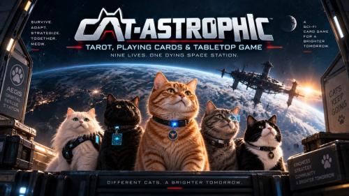 CAT-ASTROPHIC: Tarot, Playing Cards & Tabletop Game