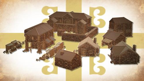 Byzantines Village Set #1