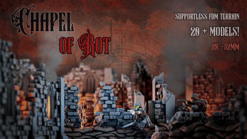 Chapel of Rot : 3D printable supportless terrain stl files